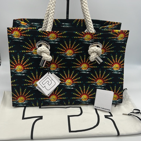 Paco Rabanne Sunrise Canvas Tote - Picture 2 of 15